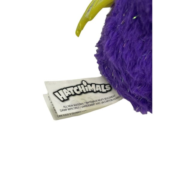 Hatchimals Draggle Purple Yellow Dragon Electronic Toy Plush Spin Master - Picture 10 of 11